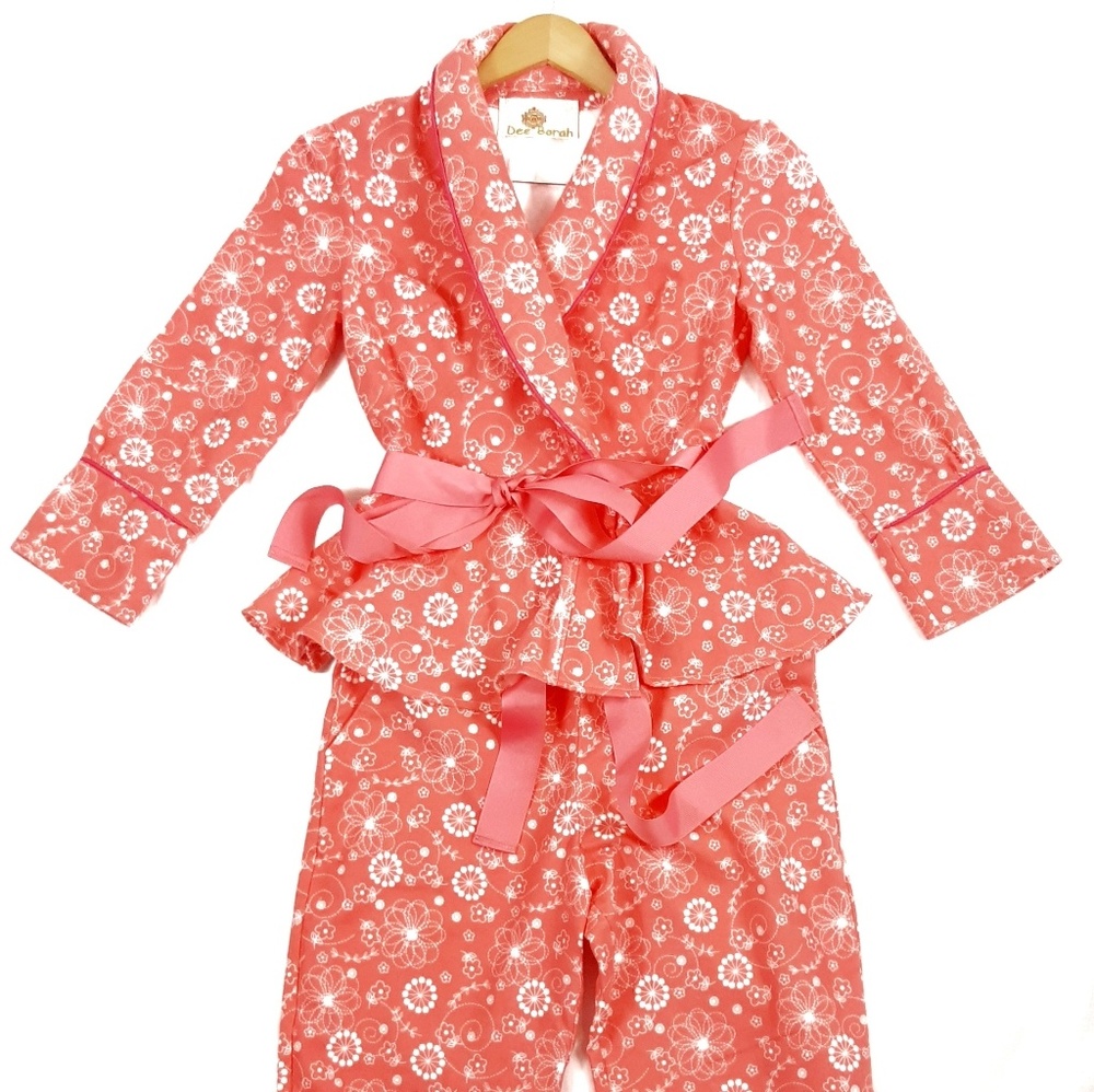 New Handmade Flannel Pajama Set - Picture 1 of 7